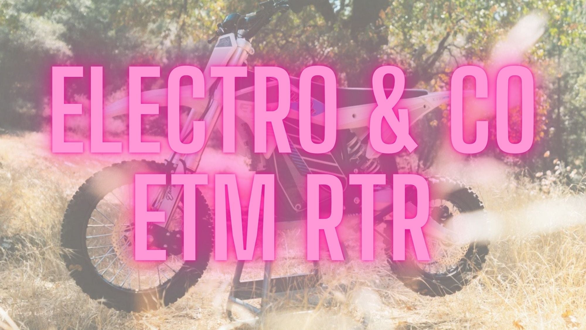 Electro & Co ETM RTR – The Electric Pit Bike That’s Built to Rip! 🔥⚡