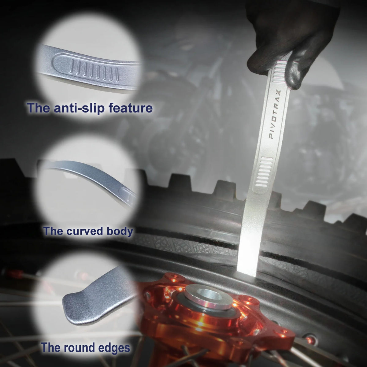 PIVOTRAX 15” Tire Mount / Tire Irons