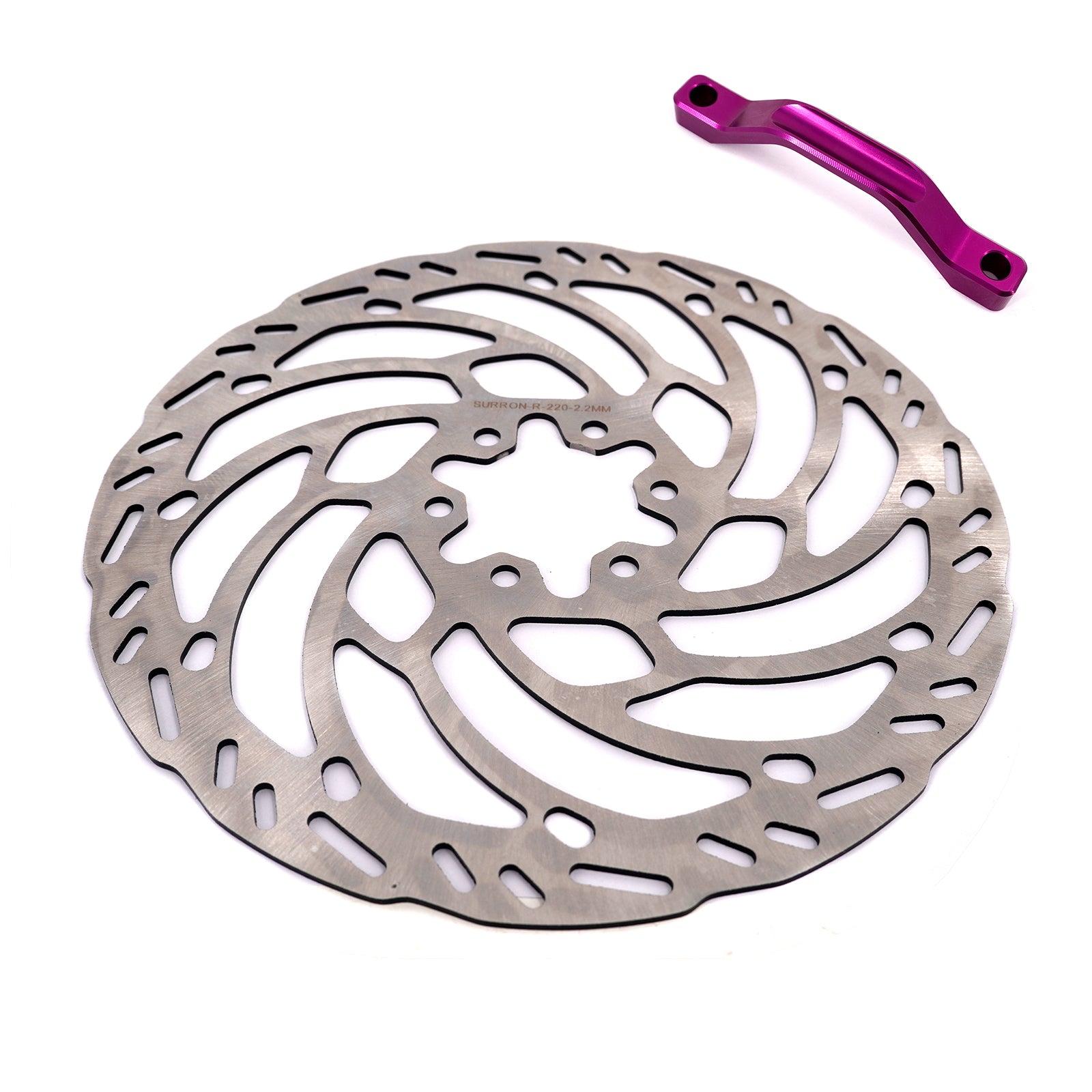 KKE Front 220MM Disc with Adapter | Surron Light Bee | E-Ride Pro | Talaria MX3