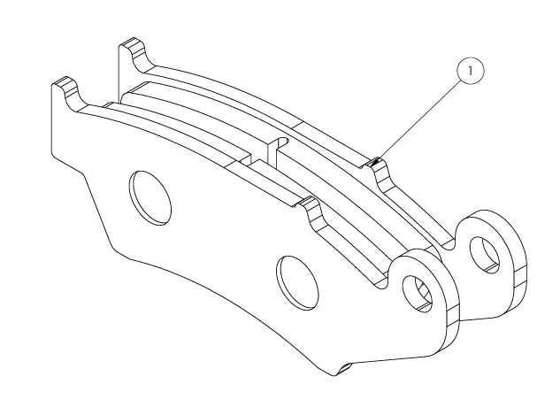 Bonnell 805 Brake Pad Set