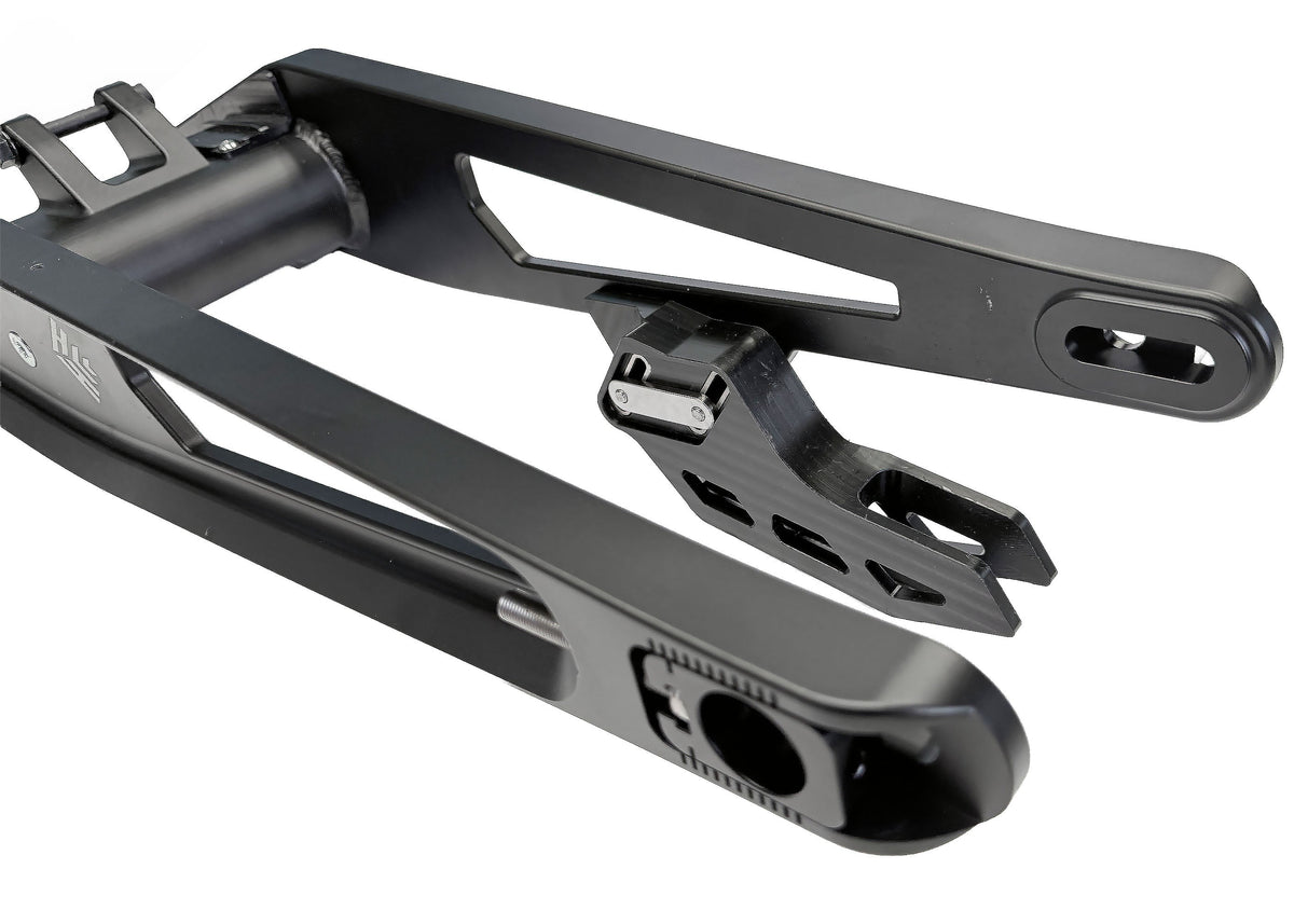Heavy Hitter Rogue 2.5 Inch Extended E Ride Billet Swingarm