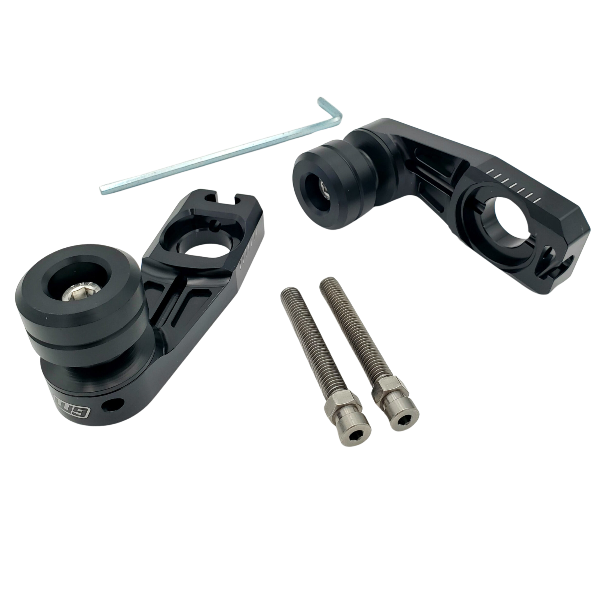 Warp 9 Surron Ultra Bee Supermoto Front Axle Sliders