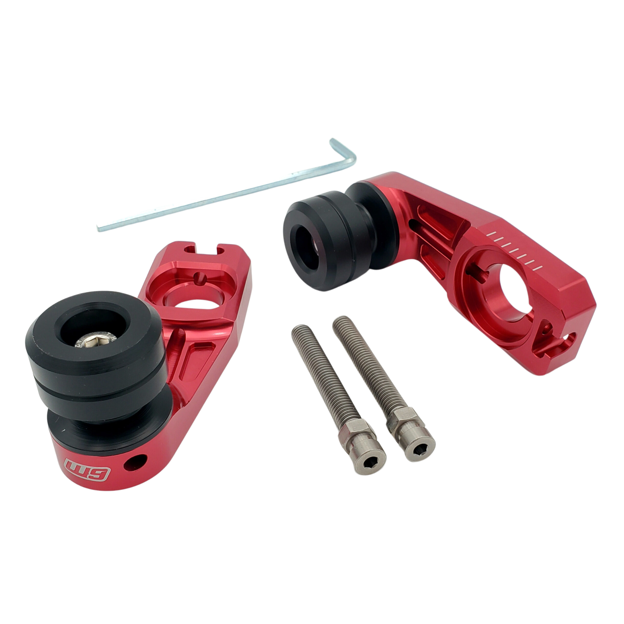 Warp 9 Surron Ultra Bee Supermoto Front Axle Sliders