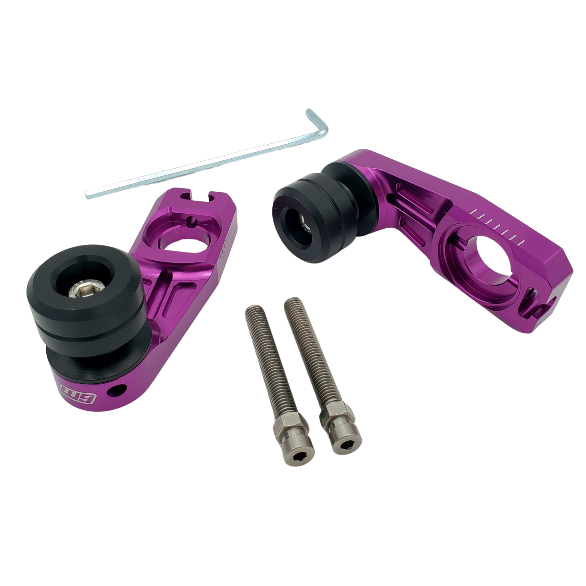 Warp 9 Surron Ultra Bee Supermoto Front Axle Sliders