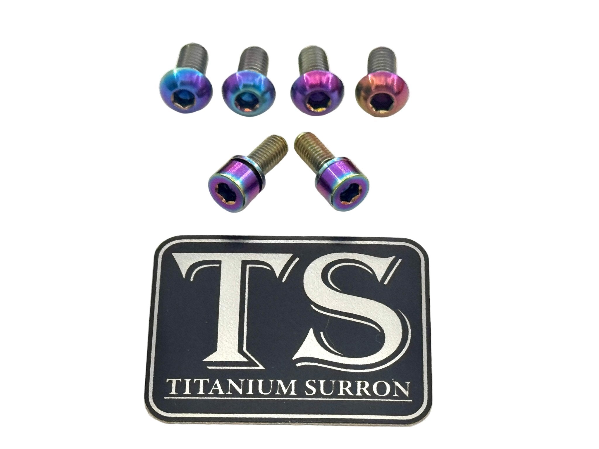 Titanium E-Moto Headlight Mount Bolts