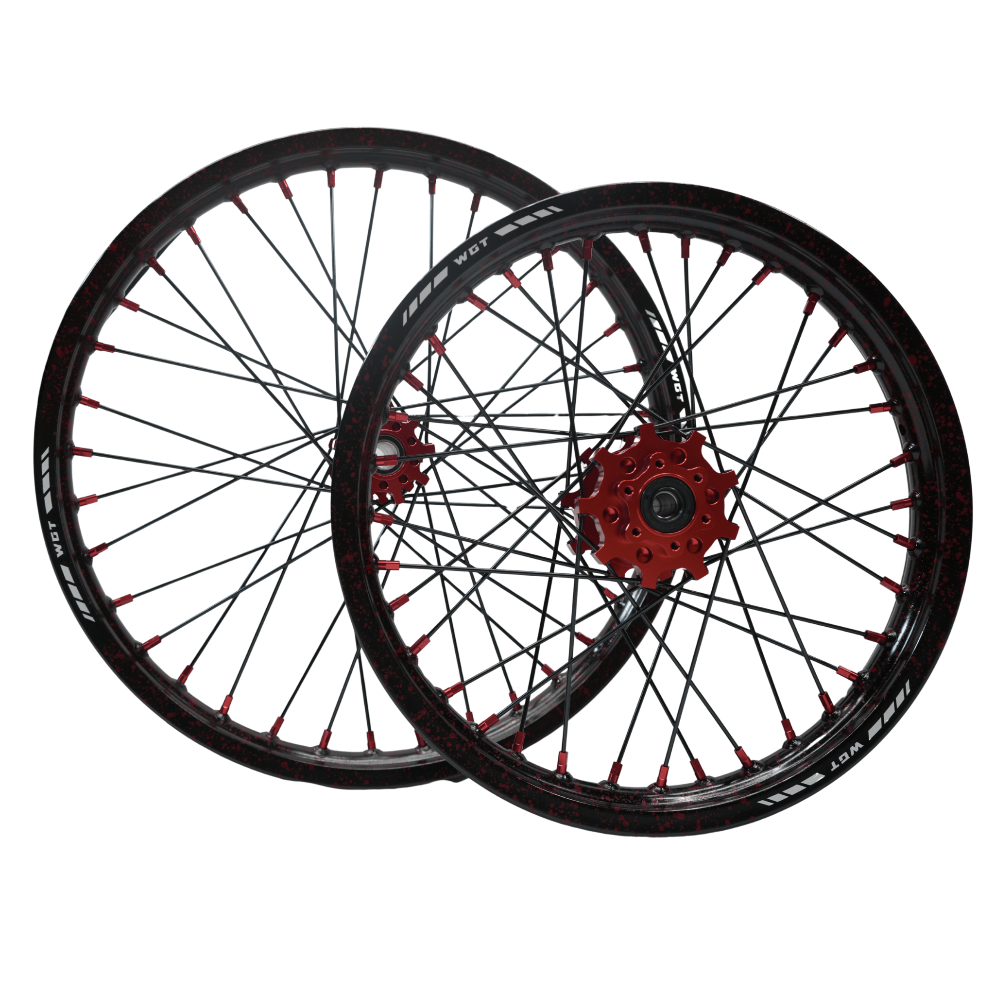 WGT Splattered V2 19x16 Wheel Set