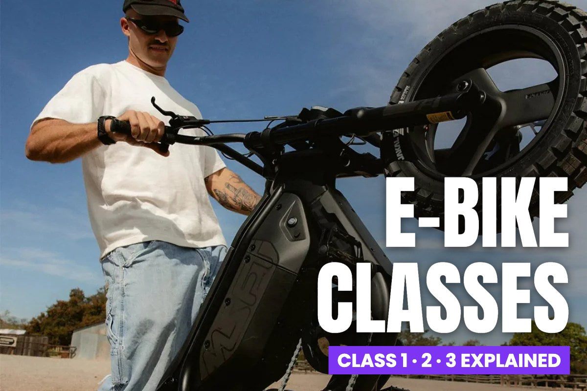 E-Bike Classes Explained: Class 1, 2, and 3, and Where E-Motos Fit