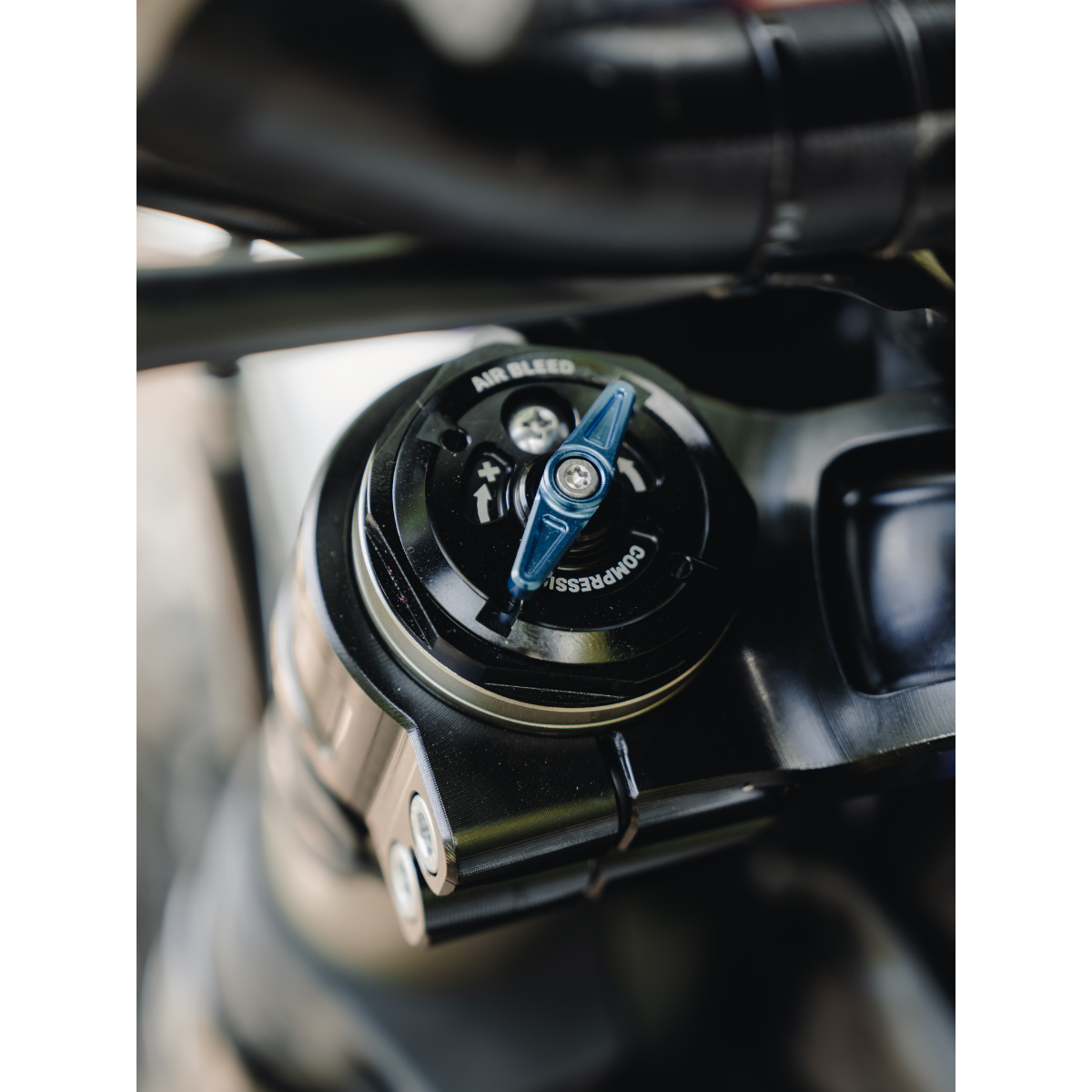 F43 CMX Tune | Tool Free LSC | 220 mm Travel | Arctic Leopard XE Pro R