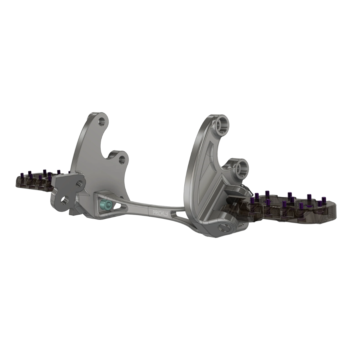 Prickly Billet Footpeg Brackets for E Ride Pro