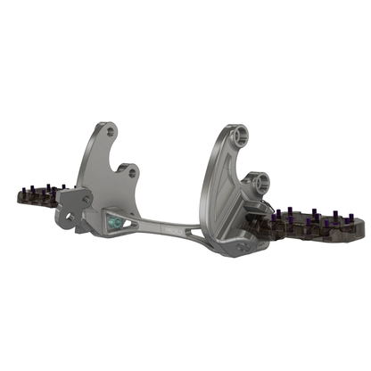 Prickly Billet Footpeg Brackets for E Ride Pro