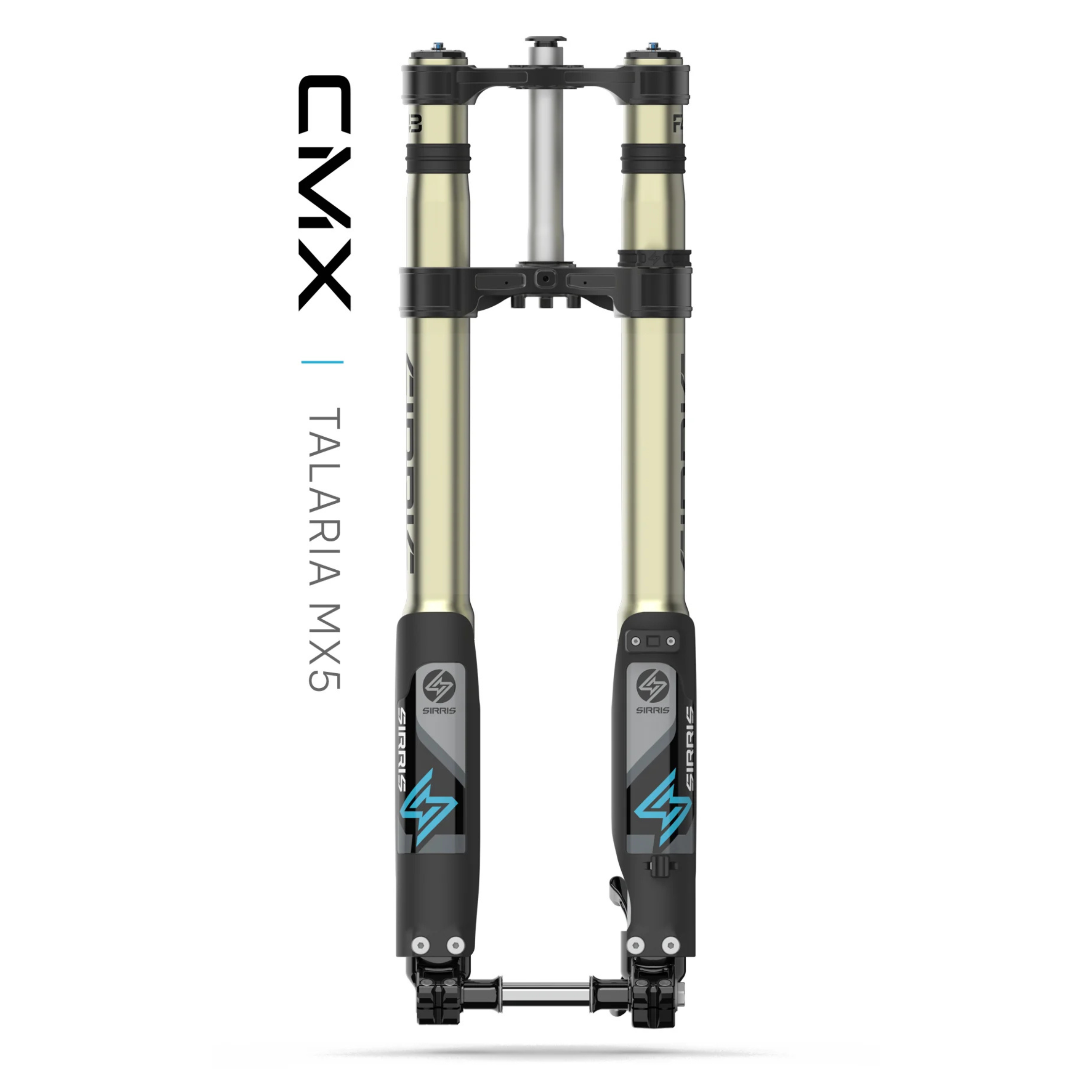 Sirris F43 CMX Fork for Light E-Motos | Fits E-Ride Pro SR, SS 3.0, Surron Light Bee X & Talaria MX5