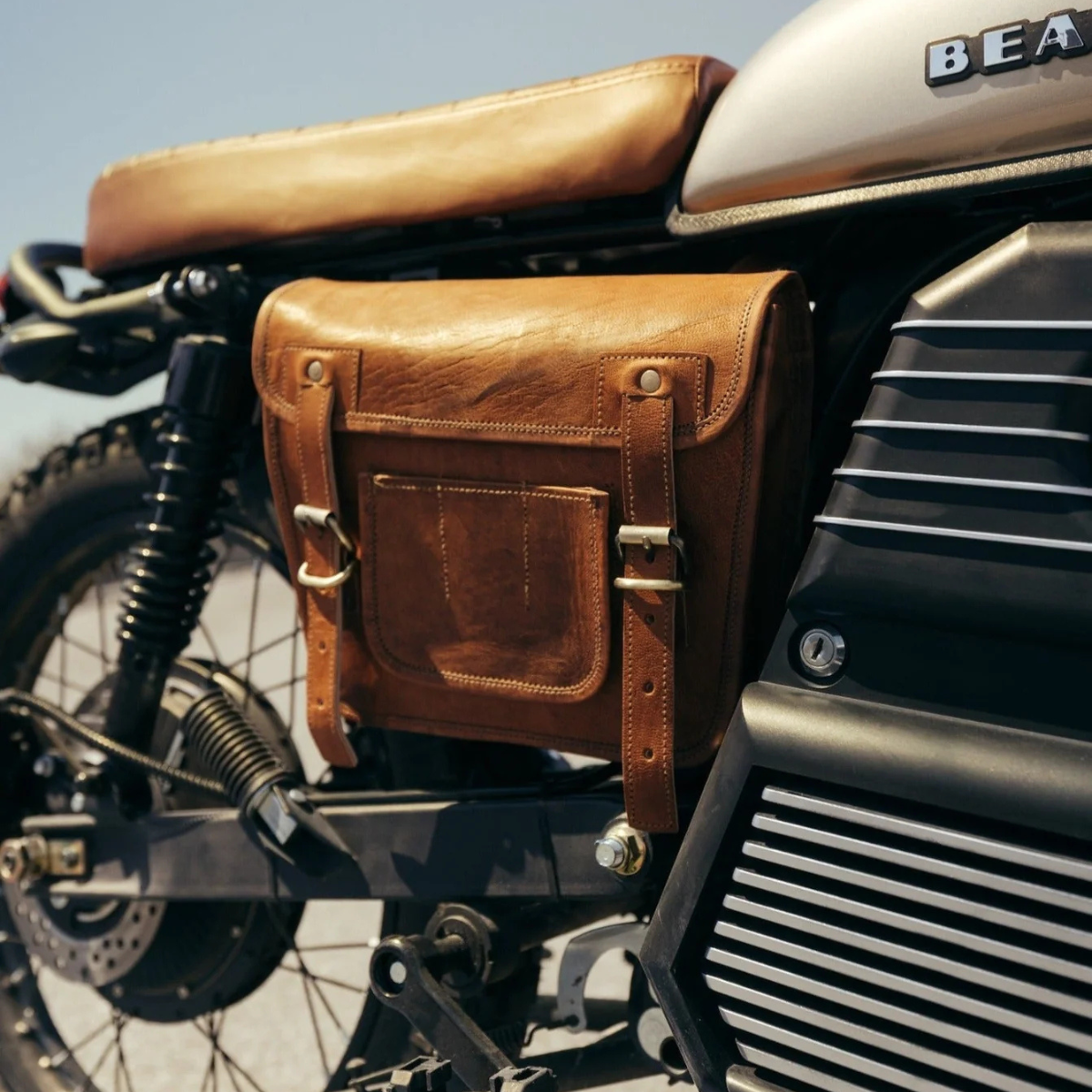 Leather Saddle Bag