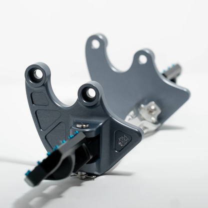 Prickly Billet Footpeg Brackets for E Ride Pro