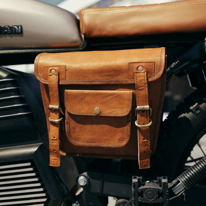 Leather Saddle Bag