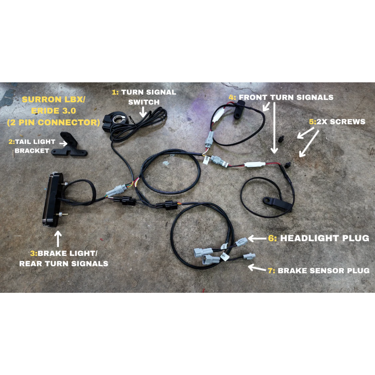 Project9 Turn Signal and Brake Light Kit - E Ride Pro 3.0/SR