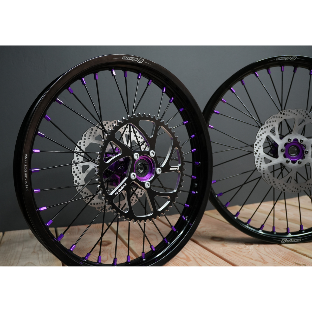 Warp 9 E Ride Pro 3.0/SR 18/19" Wheelset