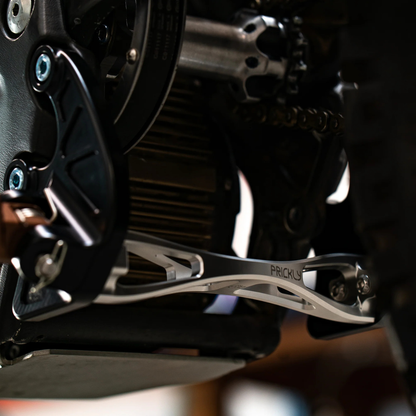 Prickly Billet Footpeg Brackets for E Ride Pro