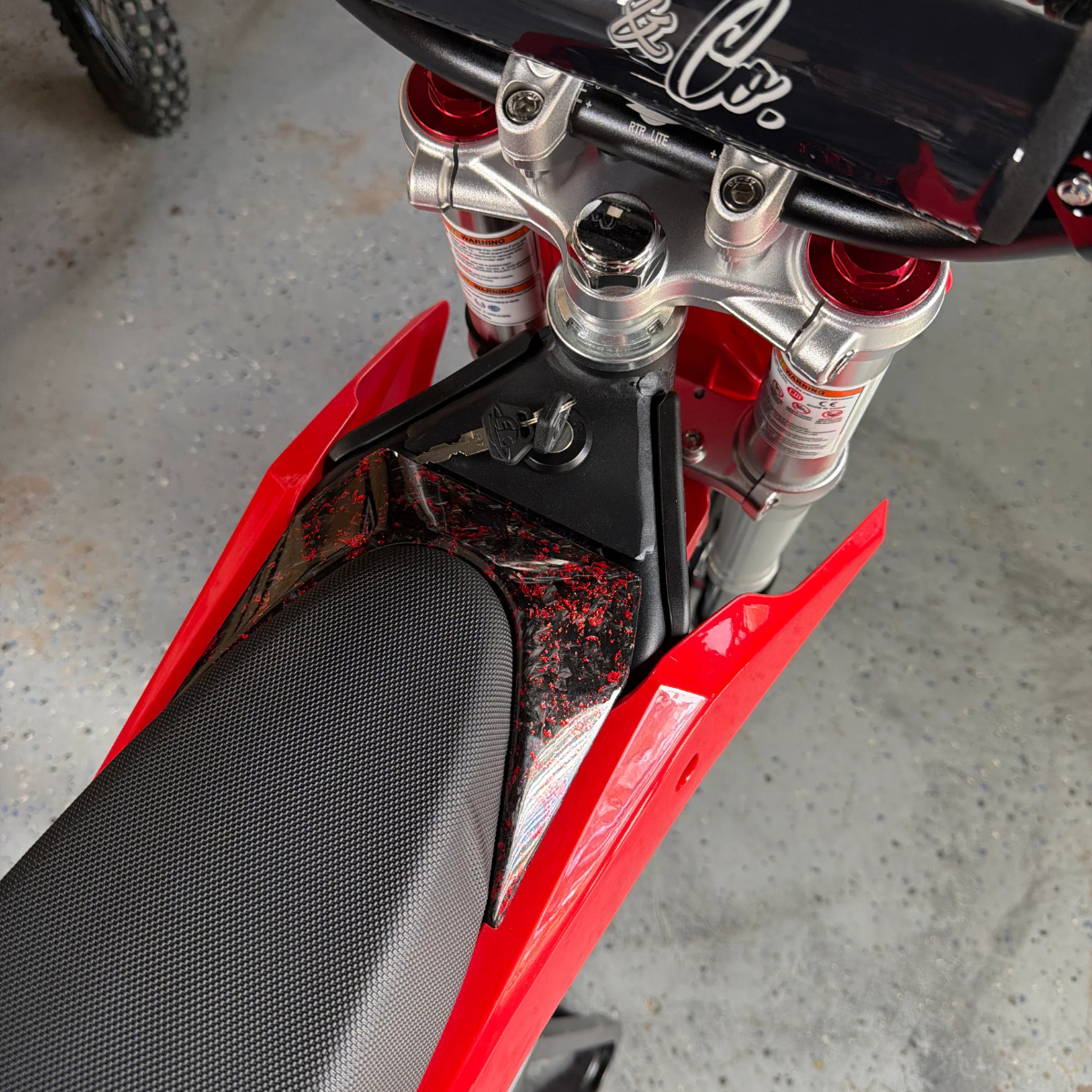 ETM RTR Real Carbon Fiber Seat Tab