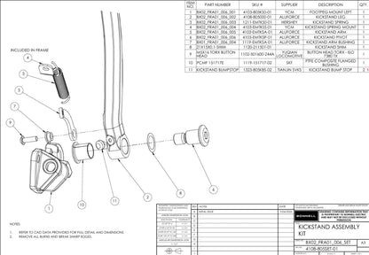 Bonnell 805 Kickstand Set