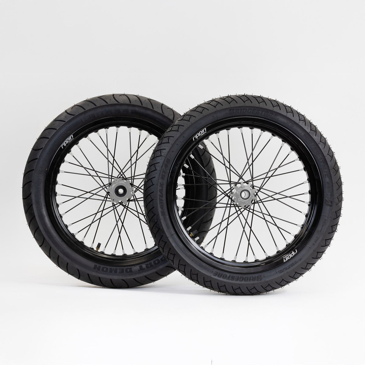 Blackline Ready-to-Ride Supermoto Wheelset for Arctic Leopard XE PRO S