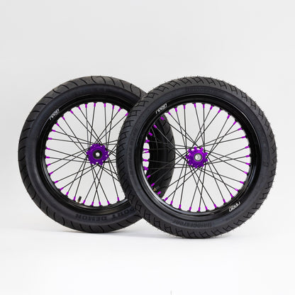 Blackline Ready-to-Ride Supermoto Wheelset for Talaria MX3/MX4/XXX