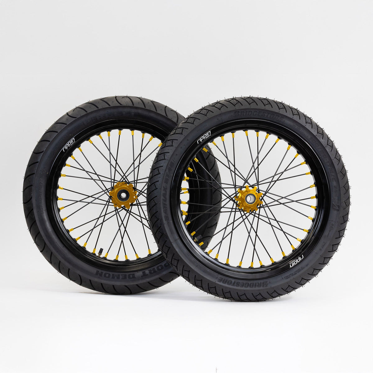 Blackline Ready-to-Ride Supermoto Wheelset for Sur-Ron Light Bee X