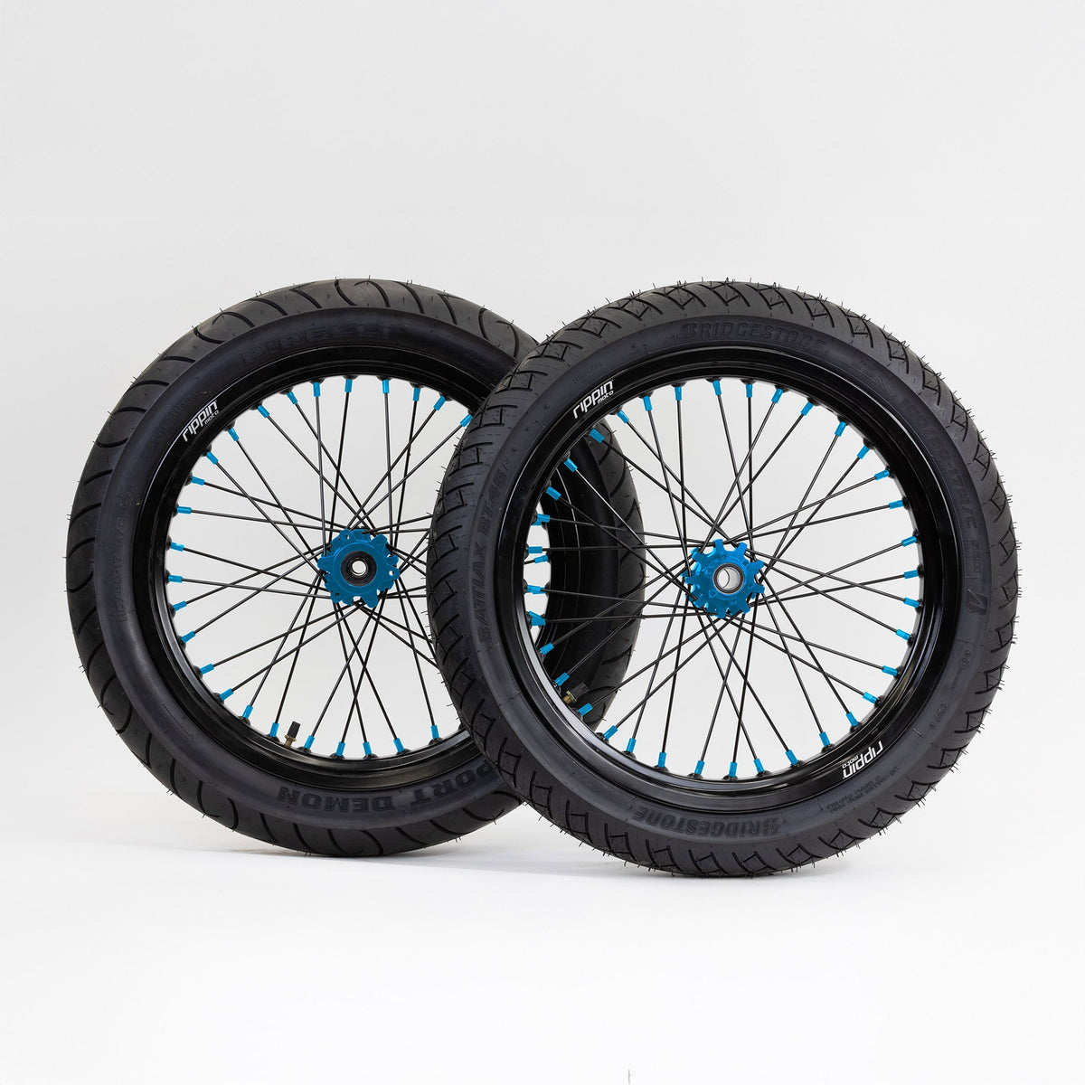 Blackline Ready-to-Ride Supermoto Wheelset for Sur-Ron Light Bee 2
