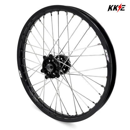 US Stock KKE 1.6*21" E-bike Spoke Wheels Rim Fit For SurRon Ultra Bee 2023-2025 Silver Nipples & Silver Spokes