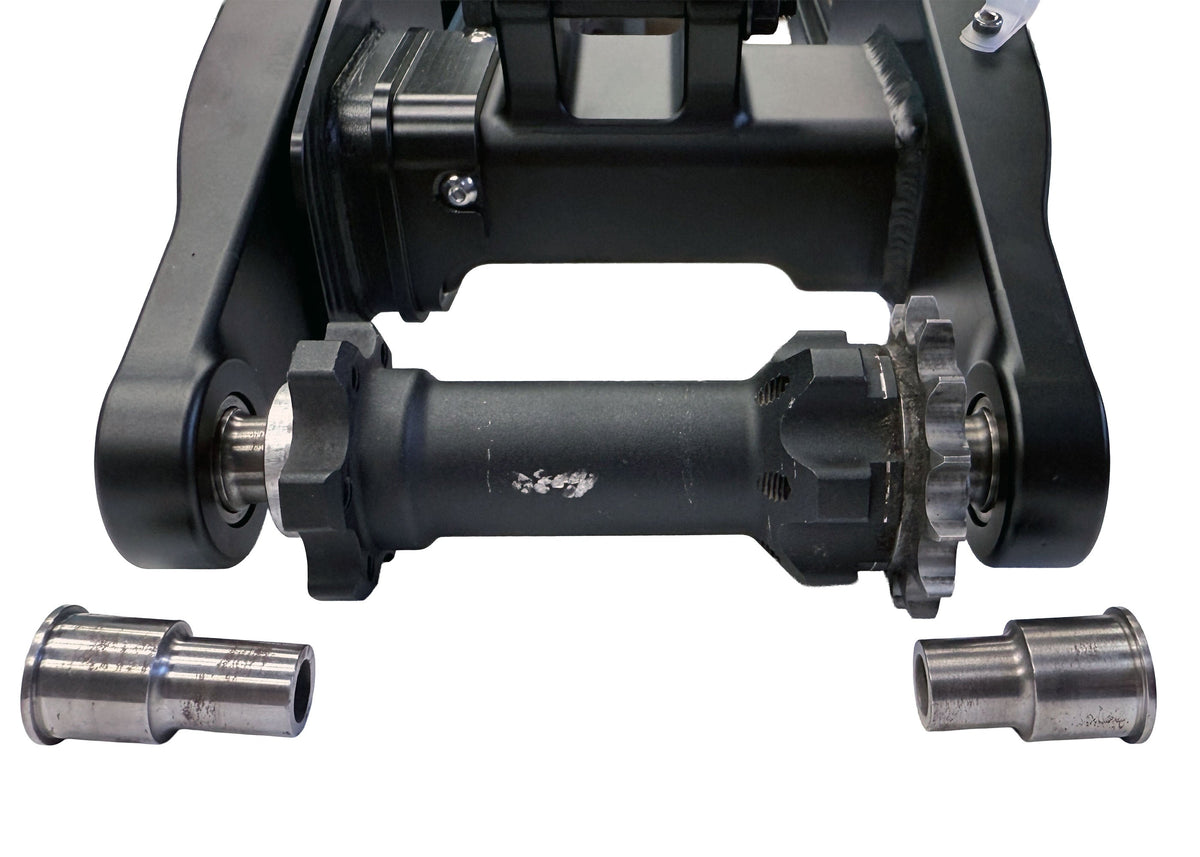 Heavy Hitter Rogue 2.5 Inch Extended E Ride Billet Swingarm