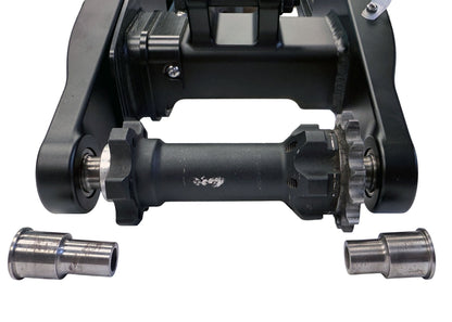 Heavy Hitter Rogue 2.5 Inch Extended E Ride Billet Swingarm
