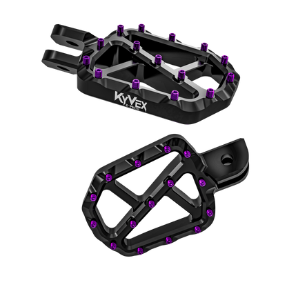 KyVex Billet Wide Foot Pegs