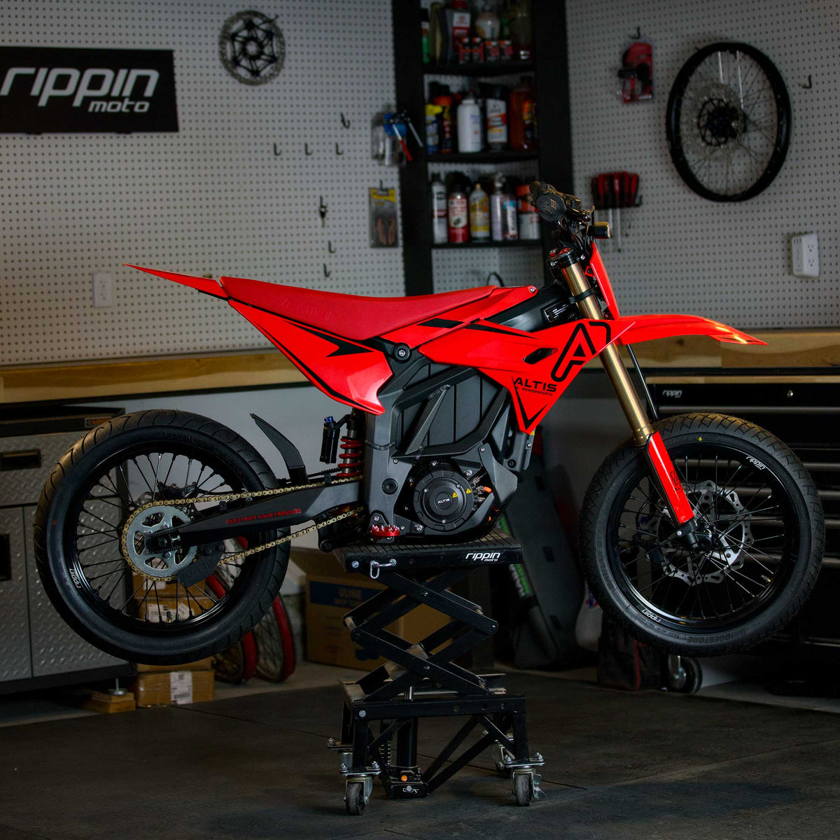 Blackline Ready-to-Ride Supermoto Wheelset for Sur-Ron Light Bee X