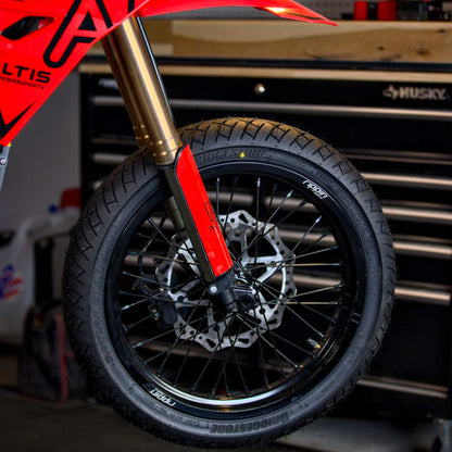 Blackline Ready-to-Ride Supermoto Wheelset for Arctic Leopard XE PRO S