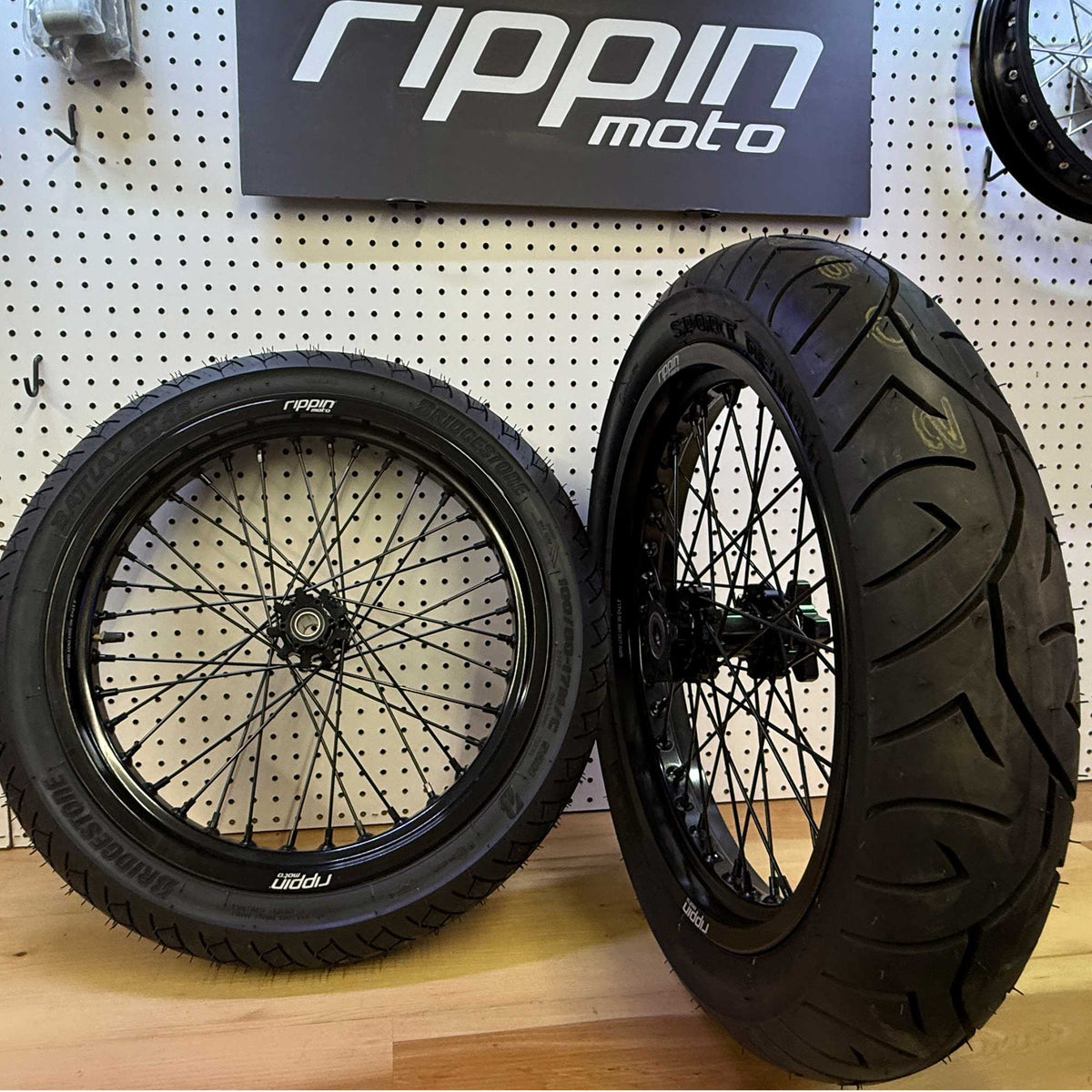 Blackline Ready-to-Ride Supermoto Wheelset for Stark Varg