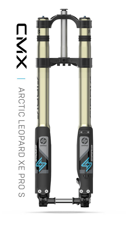 F43 CMX Tune | Tool Free LSC | 220 mm Travel | Arctic Leopard XE Pro S
