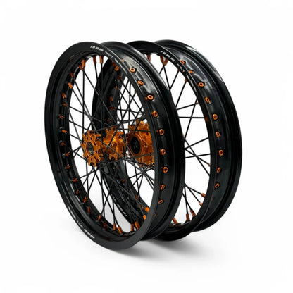 WGT Supermoto 17x17 Wheel Set | Surron, E-Ride, Talaria | Electrix WGT Supermoto 17x17 Wheel Set | Surron, E-Ride, Talaria | Electrix