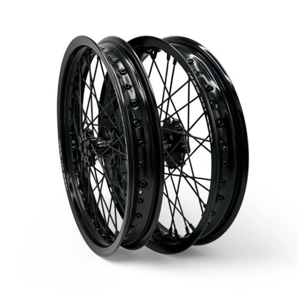 WGT Supermoto 17x17 Wheel Set | Surron, E-Ride, Talaria | Electrix WGT Supermoto 17x17 Wheel Set | Surron, E-Ride, Talaria | Electrix