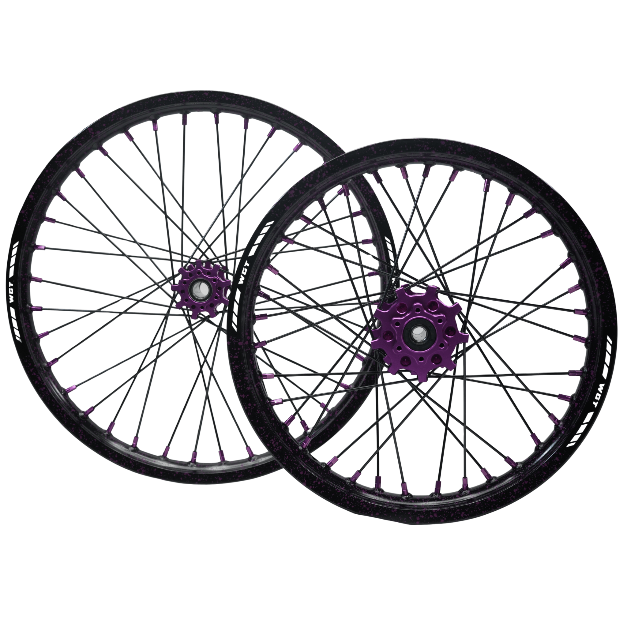 WGT Splattered V2 19x16 Wheel Set